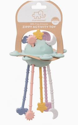 Silicone Zippy Activity Toy