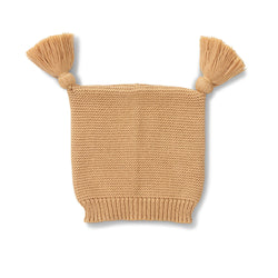 Goblin Garter Stitch Baby Hat - Mustard