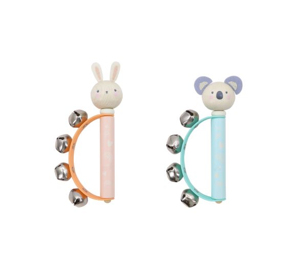 Wooden Koala & Bunny Hand Bell