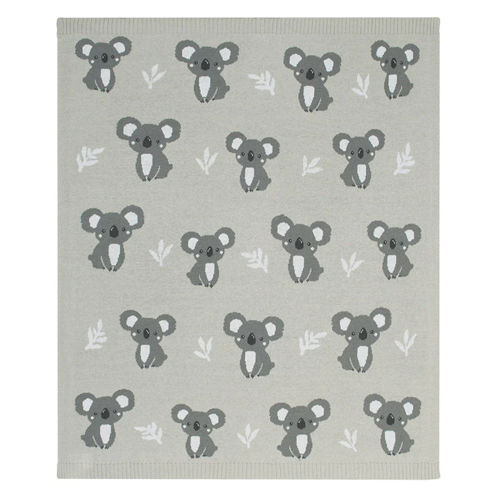 Australiana Baby Blanket - Koala/Grey