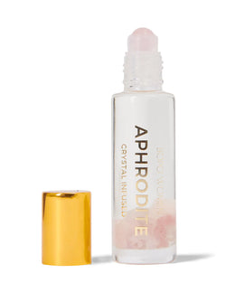 The Aphrodite Perfume Roller by Bopo Women features a crystal infused essential oil blend to cultivate love & abundance in your life.  Perfect as a light natural perfume alternative. Combines the heavenly Ylang Ylang with Grapefruit Oil, Sweet Orange Oil, Patchouli and Mandarin Oil to create a feminine blend fit for a goddess. Features a Rose Quartz rollerball.  * Natural, handcrafted, vegan  * Cruelty Free  * Designed and Made in Australia by Bopo Women