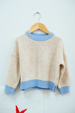 Freckle Knit - Baby Blue