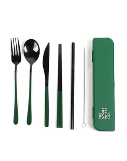 Take me away Cutlery Kit - Forest Green
