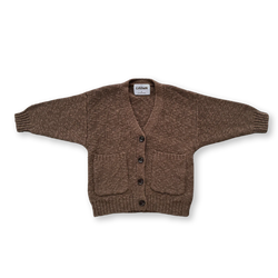 Textured Cardigan - Mud