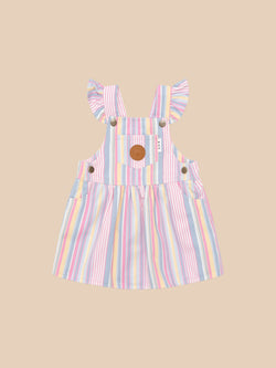 Rainbow Stripe Pinafore