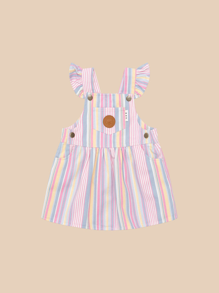 Rainbow Stripe Pinafore