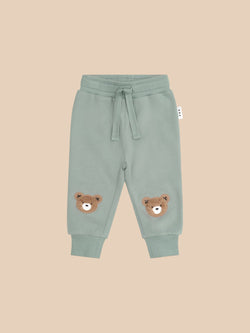 Furry Hux Track Pant - Mineral Green