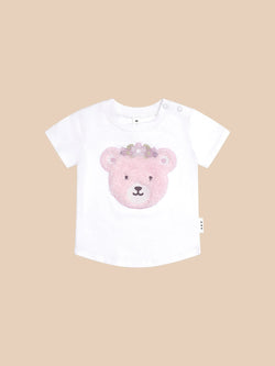 Daisy Furry Bear T’Shirt - White