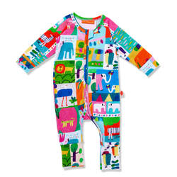 Safari Park LS Romper