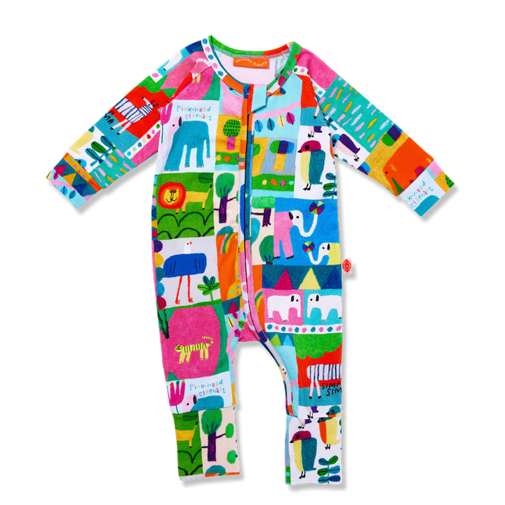 Safari Park LS Romper