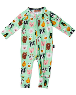 Farm Friends LS Romper