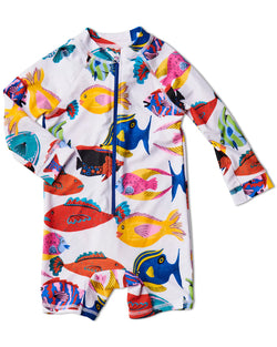 Fishy Business LS Baby Bathers