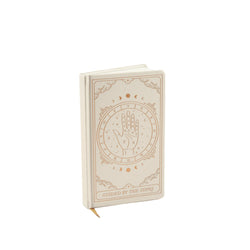 You’ll feel like a bonafide best-selling author with the Guided By the Stars Zodiac Journal.  Inside you’ll find 240 lined pages to fill with musings, lists, and aspirations. Keep your place with the satin ribbon bookmark attached to the binding and let this book write itself.  *5.125" x 8.25”  *Gold foil accents + Ribbon marker  *240 Pages  *80 GSM Wood-free, acid-free paper  *Printed with soy based ink