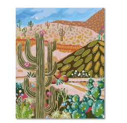 Cactus Valley Paint By Numbers