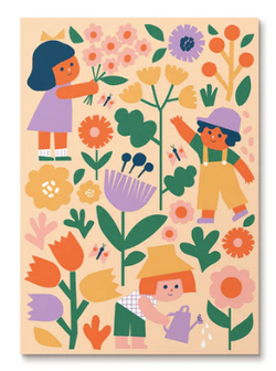 Flower Patch Kids Paint by Numbers