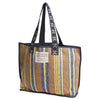 Nicolette Woven Tote Bag - Russet