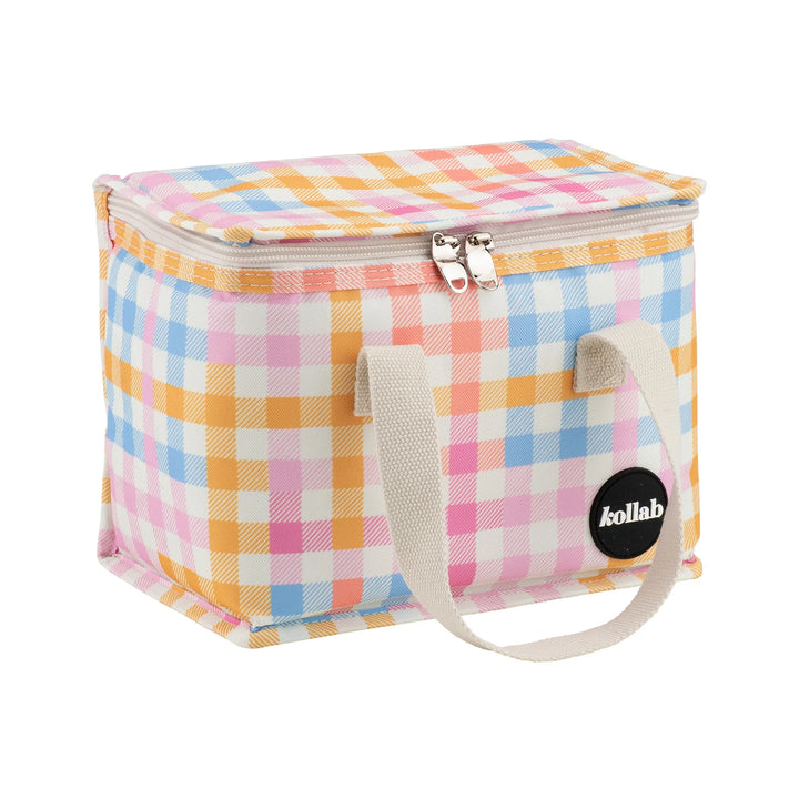 Rainbow Check Holiday Lunch Box