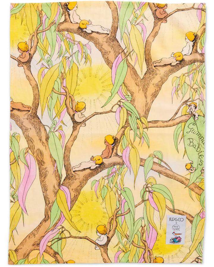 May Gibbs Sunrise Delight Tea Towel