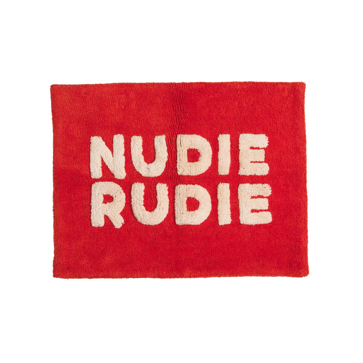 Tula Nudie Rudie Bath Mat - Scarlet