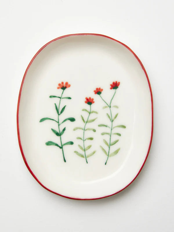 Blossom Red Dish