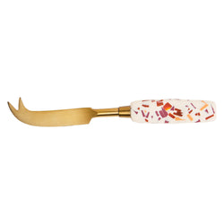 Penny Cheese Knife - Nougat Terrazzo