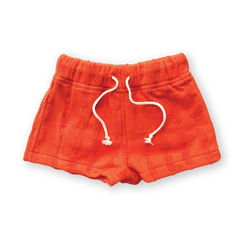 Terry Shorts - Blocks Rosso