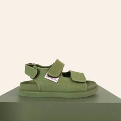 We are obsessed with the Khaki OG Sandal by Piccolini, perfect for summer!  These Aussie-designed sandals are a collab by a footwear designer and a chiropractor, making them not only stylish but podiatrist-approved!   Features: Made out of premium certified organic cotton Podiatrist Recommended Soft moulded footbed Machine Washable Easy 3 velcro strap closure Genuine non-slip rubber sole Designed in Australia by Piccolini 