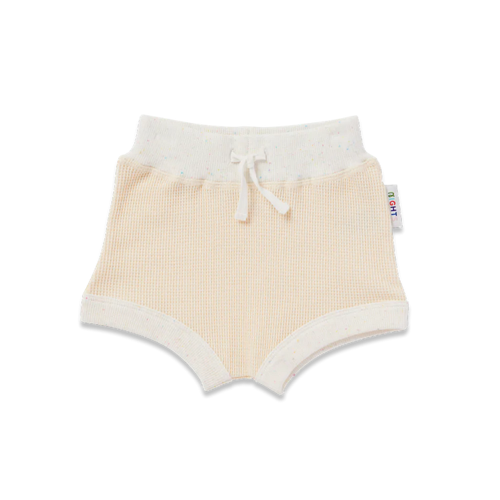 Dreaming of blue skies! Made with soft cotton waffle and a playful speckled rib bind, these Vanilla Organic Short by Halcyon Nights are a staple for warmer days with a relaxed fit.  *100% GOTS certified organic cotton  *Designed in Australia by Halcyon Nights