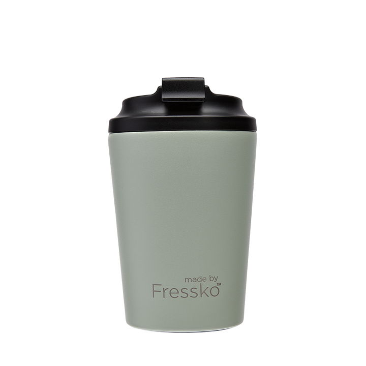 Enjoy your take away coffee, tea or hot chocolate with the Sage bino cup.   This 8 oz reusable takeaway coffee cup with spill proof, lock lid is perfect for the person on the move. 