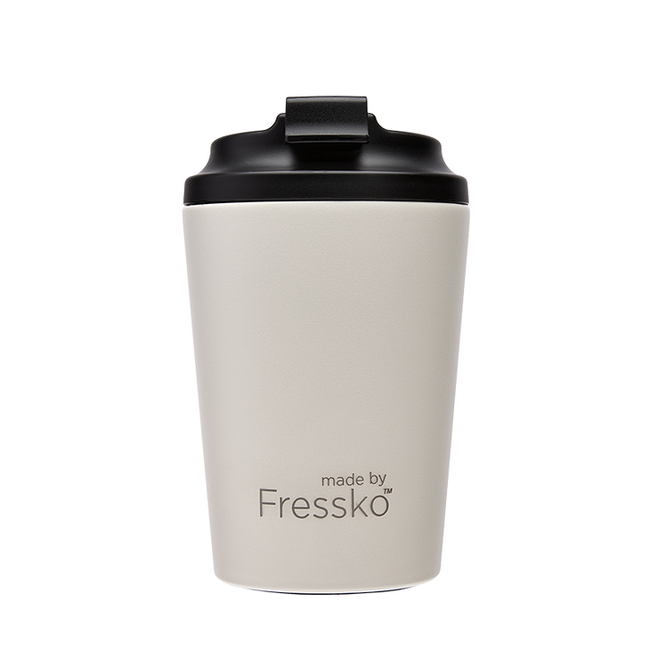 Enjoy your take away coffee, tea or hot chocolate with the Frost Camino Cup.   This 12 oz reusable takeaway coffee cup with spill proof, lock lid is perfect for the person on the move!