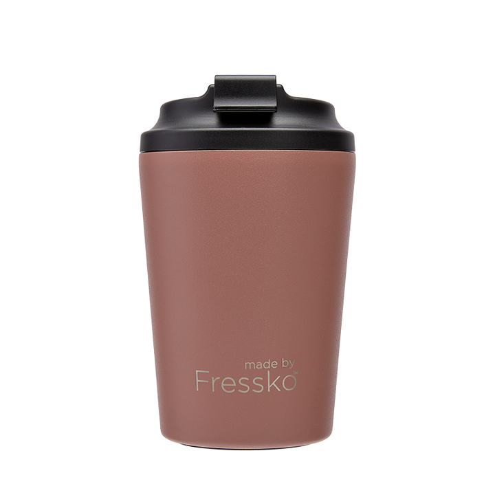 Enjoy your take away coffee, tea or hot chocolate with the Tuscan Camino Cup.   This 12 oz reusable takeaway coffee cup with spill proof, lock lid is perfect for the person on the move! 