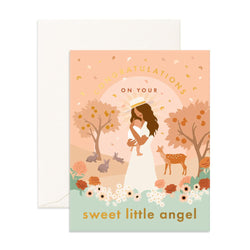 Send your love to the new Mama and bubbs with the Sweet Little Angel Card from Fox & Fallow