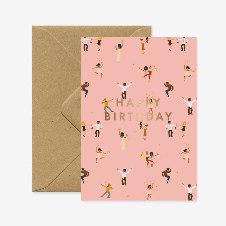Celebrate with the Happy Birthday Dancers Card by All The Way to Say!