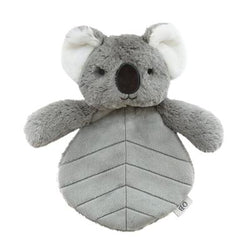Let this supercute Kelly Koala Baby Comforter help settle your baby to sleep by O.B. Designs!   They are flat which makes them light and easy for little ones to snuggle. Parents commonly use them to help move away from co-sleeping arrangements. Having their mum's smell really helps keep them settled