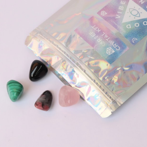 Have you had a hard time grieving? This Grief Crystal Kit By Good Vibes Gang will help you connect emotionally to move forward! Support yourself with the grieving process with these gems. They will slowly but surely help you move through the steps of grief. Responsibly sourced crystals blessed with reiki and good vibes and hand packed in Melbourne, Australia.