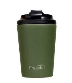 Enjoy your take away coffee, tea or hot chocolate with the Khaki Camino Cup from Fressko! 