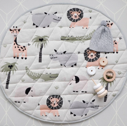 The Jungle Safari Playmat from DiLusso Living will be a wonderful addition to your little one’s nursery! 