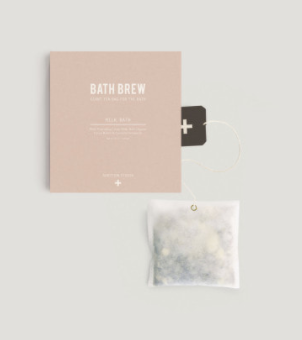 Relax and rejuvenate with the Milk Bath Brew by Addition Studios.  Bath Brew is a giant tea bag for the bath, used as a remedial & relaxing bath soak. Steep in this tonic and enjoy the benefits.