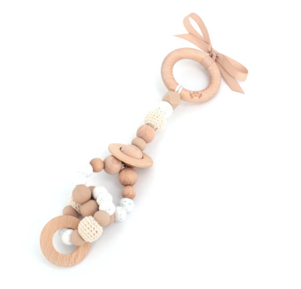 Oat Lil’ Big Planet Teething Rattle Toy