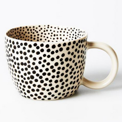 We love the Chino Black Sprinkle Mug. Designed by Jones & Co Australia.