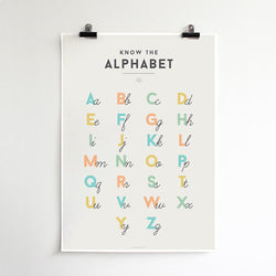 Here to help master the ABCs is the Alphabet Squared Chart from We Are Squared! 
