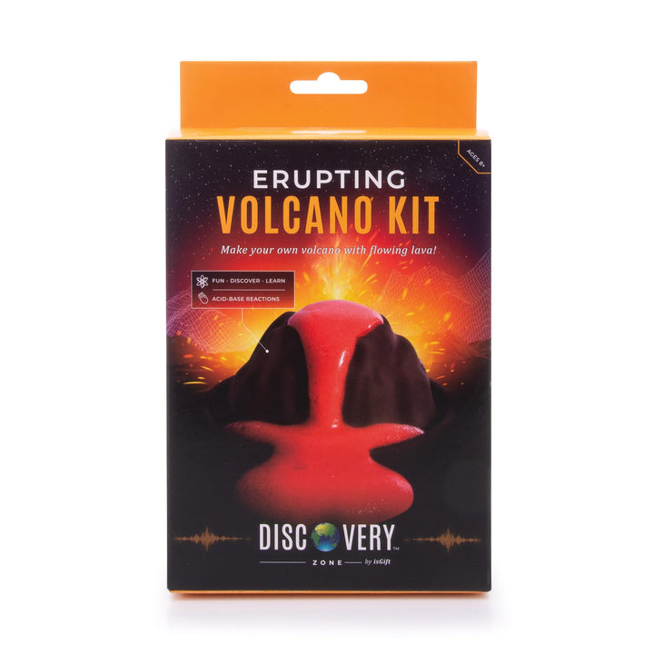 Your Supercool Kid will have hours of fun learning about the science of acid-base reactions with this fun Erupting Volcano kit, which includes everything you need to create your own bubbling, fizzing, erupting volcano.