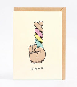 This super fun Twisted card by Wally Paper Co is A6 (when folded), and blank inside.