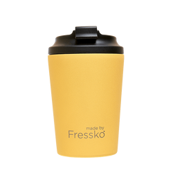 Enjoy your take away coffee, tea or hot chocolate with the Canary Camino Cup.   This 12 oz reusable takeaway coffee cup with spill proof, lock lid is perfect for the person on the move! 