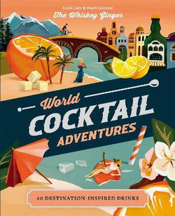 This is a book for cocktail lovers and travel dreamers. You could be enjoying a Desert Road tequila cocktail and imagine yourself in Amarillo, Texas in the US, or sipping on a Fire and Ice whiskey cocktail inspired by Reykjavik, Iceland