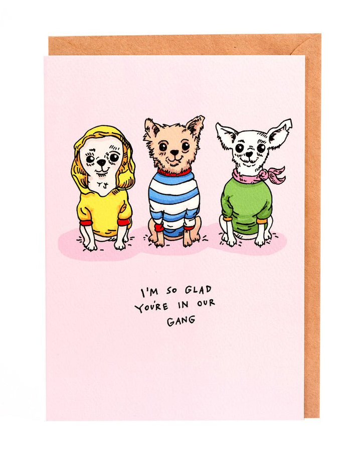 Doggy gang card