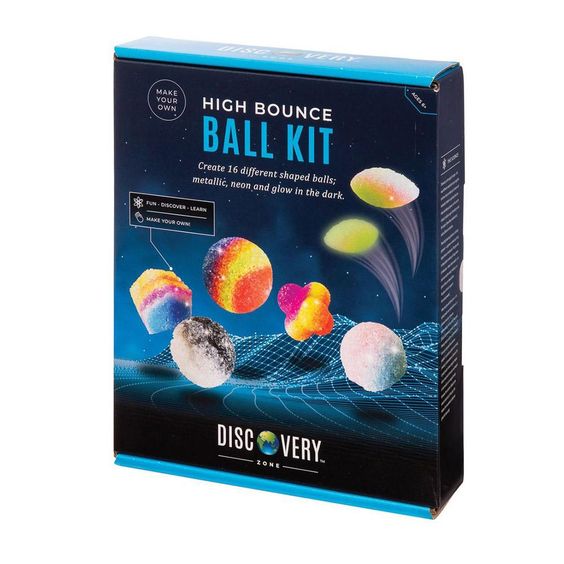 This High Bounce Ball Kit includes everything you need to create your own bouncing balls! 