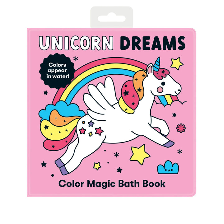 Children will be amazed as bright and bold colours will magically appear with water! Your favourite whimsical unicorns come to life at bath time in this entertaining bath book.