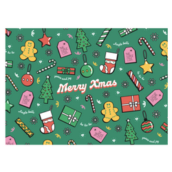 Are you as in love with our one of a kind gift wrapping paper as we are?! Feel free to add a few extra sheets to your order and keep all your gifts looking SUPERCOOL!   Make your Christmas SuperCool with this "Merry Xmas Wrapping Paper"